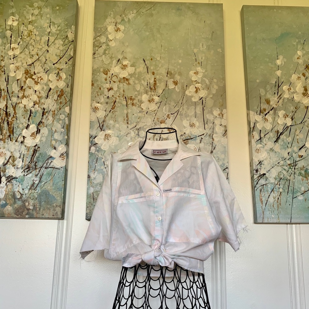 Button down white Cabrais shirt